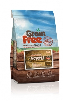 Grain Free – Turkey, Sweet Potato & Cranberry